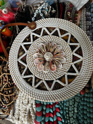 Seashells Purse from Costa Rica White