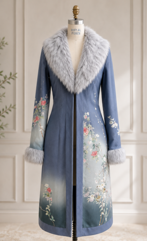 Denim blue Cherry Blossom