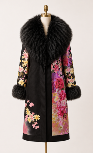 Black & Pink Cherry Blossom
